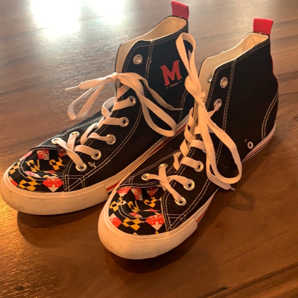 University of Maryland Hightop Converse
